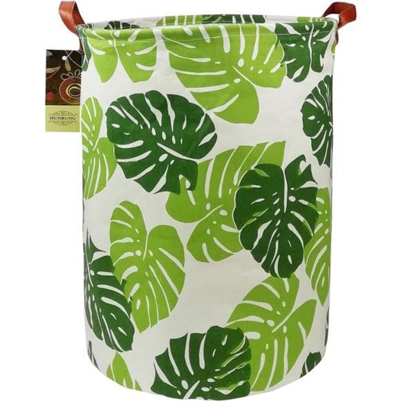 Laundry Hamper,Large Canvas Fabric Lightweight Storage Basket Toy Organizer - Picture 1 of 6